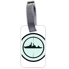 Ship Target Destroyer Warship Luggage Tag (one Side) by Pakjumat