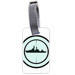 Ship Target Destroyer Warship Luggage Tag (two Sides) by Pakjumat