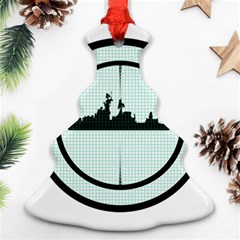 Ship Target Destroyer Warship Ornament (christmas Tree)  by Pakjumat