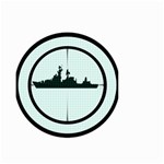 Ship Target Destroyer Warship Small Garden Flag (Two Sides) Back