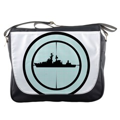 Ship Target Destroyer Warship Messenger Bag by Pakjumat