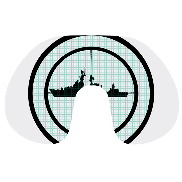 Ship Target Destroyer Warship Travel Neck Pillow