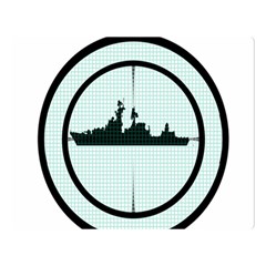 Ship Target Destroyer Warship Two Sides Premium Plush Fleece Blanket (large) by Pakjumat