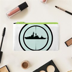 Ship Target Destroyer Warship Cosmetic Bag (xs) by Pakjumat