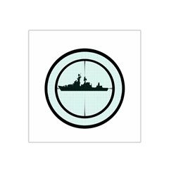 Ship Target Destroyer Warship Satin Bandana Scarf 22  X 22  by Pakjumat