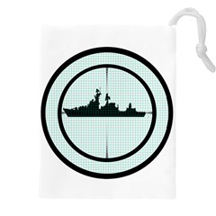 Ship Target Destroyer Warship Drawstring Pouch (5xl) by Pakjumat