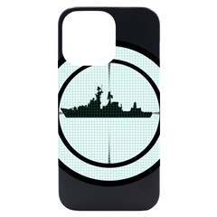 Ship Target Destroyer Warship Iphone 14 Pro Max Black Uv Print Case by Pakjumat