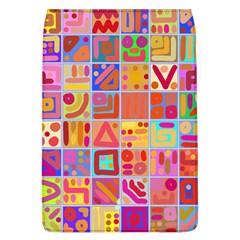 Colourful Abstract Shapes Removable Flap Cover (l) by Pakjumat