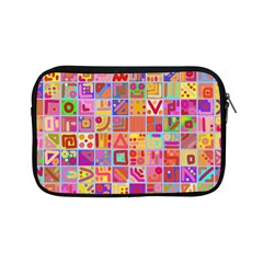 Colourful Abstract Shapes Apple Ipad Mini Zipper Cases by Pakjumat