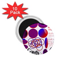 Illusion Optical Illusion Pattern 1 75  Magnets (10 Pack)  by Pakjumat