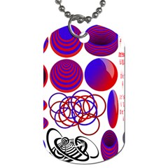 Illusion Optical Illusion Pattern Dog Tag (two Sides) by Pakjumat