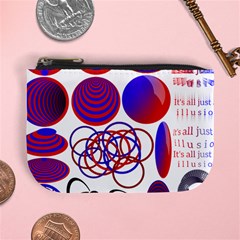 Illusion Optical Illusion Pattern Mini Coin Purse by Pakjumat