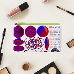 Illusion Optical Illusion Pattern Cosmetic Bag (xs) by Pakjumat