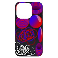 Illusion Optical Illusion Pattern Iphone 14 Pro Black Uv Print Case by Pakjumat