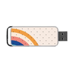 Retro Abstract Geometric Portable Usb Flash (two Sides) by Modalart