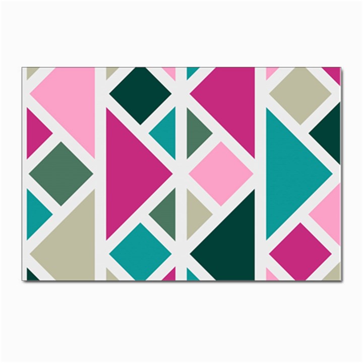 Pattern Geometric Decor Backdrop Postcards 5  x 7  (Pkg of 10)