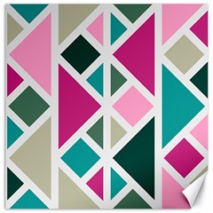 Pattern Geometric Decor Backdrop Canvas 20  X 20  by Modalart