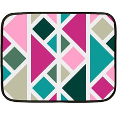 Pattern Geometric Decor Backdrop Fleece Blanket (mini) by Modalart