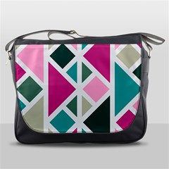 Pattern Geometric Decor Backdrop Messenger Bag by Modalart