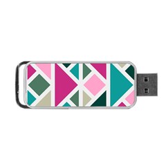 Pattern Geometric Decor Backdrop Portable Usb Flash (two Sides) by Modalart