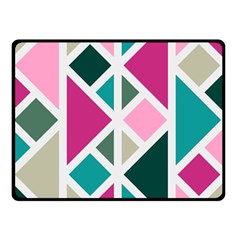 Pattern Geometric Decor Backdrop Two Sides Fleece Blanket (small) by Modalart