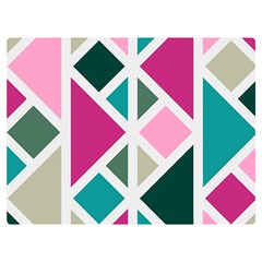 Pattern Geometric Decor Backdrop Premium Plush Fleece Blanket (extra Small) by Modalart