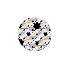 Flower Shape Abstract Pattern Golf Ball Marker (10 Pack) by Modalart