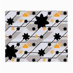 Flower Shape Abstract Pattern Small Glasses Cloth (2 Sides) by Modalart