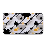 Flower Shape Abstract Pattern Medium Bar Mat 16 x8.5  Bar Mat