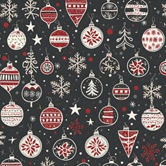 Christmas Decoration Winter Xmas Play Mat (rectangle) by Modalart