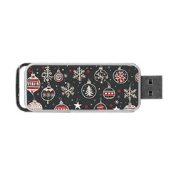 Christmas Decoration Winter Xmas Portable Usb Flash (two Sides) by Modalart