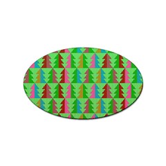 Christmas Background Paper Sticker Oval (10 Pack) by Modalart