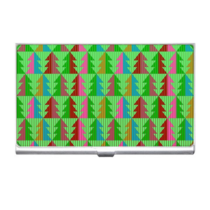 Christmas Background Paper Business Card Holder