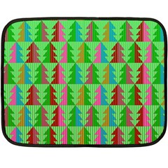 Christmas Background Paper Two Sides Fleece Blanket (mini) by Modalart