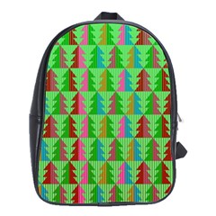 Christmas Background Paper School Bag (large) by Modalart