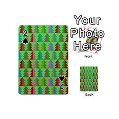 Christmas Background Paper Playing Cards 54 Designs (mini)