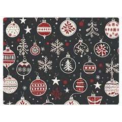 Christmas Decoration Winter Xmas Premium Plush Fleece Blanket (extra Small) by Modalart