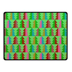 Christmas Background Paper Two Sides Fleece Blanket (small) by Modalart