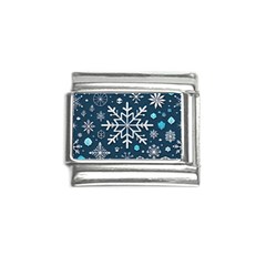 Snowflakes Pattern Italian Charm (9mm) by Modalart