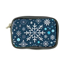 Snowflakes Pattern Coin Purse by Modalart