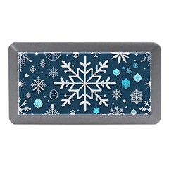 Snowflakes Pattern Memory Card Reader (mini) by Modalart