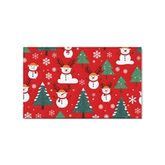 Christmas Decoration Sticker Rectangular (10 Pack) by Modalart