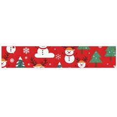 Christmas Decoration Large Premium Plush Fleece Scarf  by Modalart