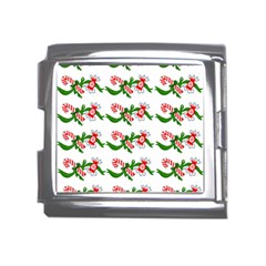 Sweet Christmas Candy Cane Mega Link Italian Charm (18mm) by Modalart