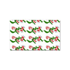 Sweet Christmas Candy Cane Sticker (rectangular) by Modalart