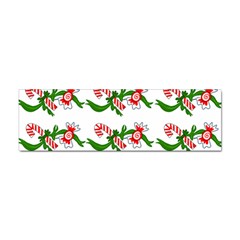 Sweet Christmas Candy Cane Sticker (bumper) by Modalart