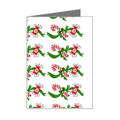 Sweet Christmas Candy Cane Mini Greeting Card