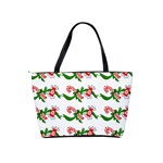 Sweet Christmas Candy Cane Classic Shoulder Handbag Back