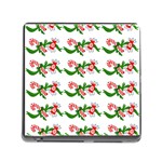 Sweet Christmas Candy Cane Memory Card Reader (Square 5 Slot) Front