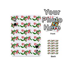 Sweet Christmas Candy Cane Playing Cards 54 Designs (mini)